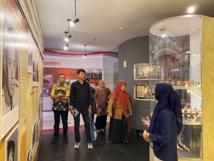 Perluas Wawasan Kearsipan dan Sejarah, Peserta Workshop Pengawasan Kearsipan Kunjungi Diorama ANRI Sejarah Perjalanan Bangsa