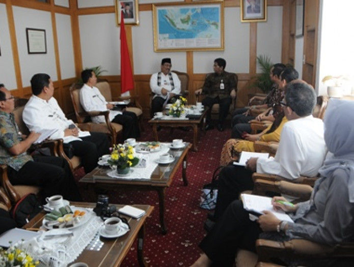 KEPALA ANRI TERIMA KUNJUNGAN KERJA KEPALA BPAD DKI JAKARTA